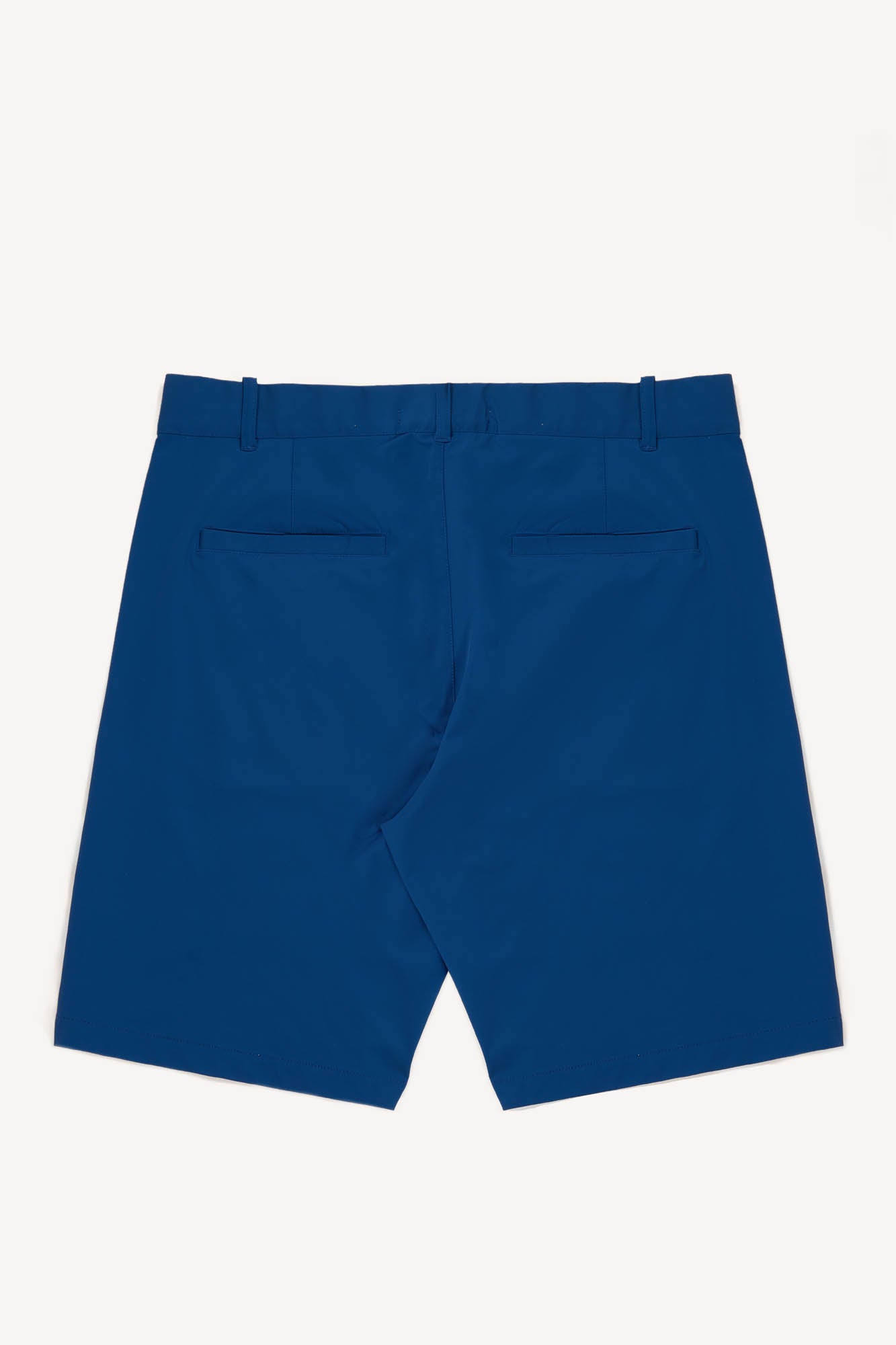 Blue shorts on a white background