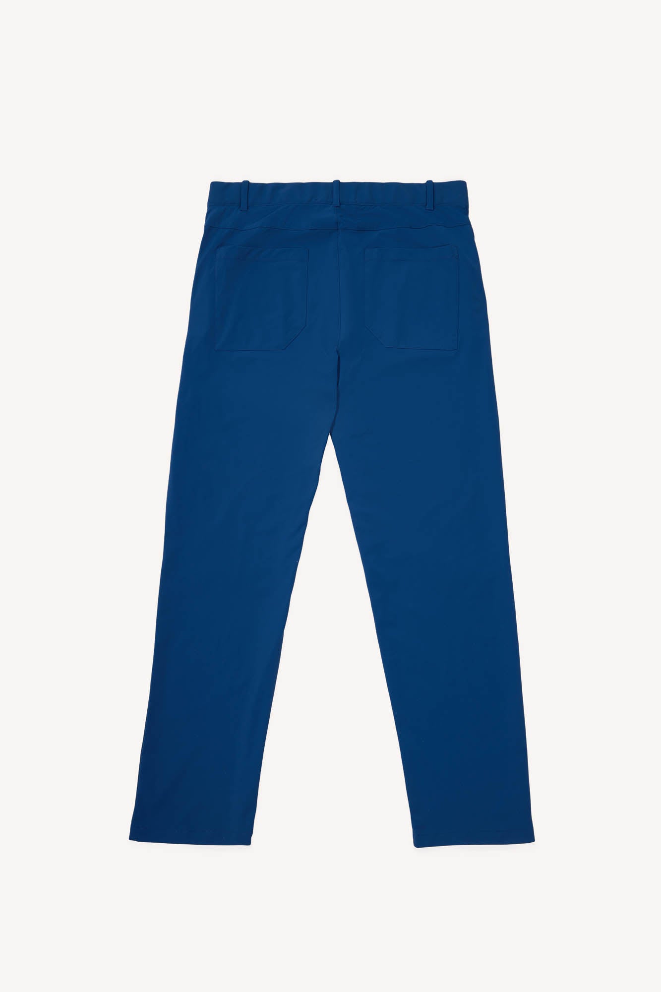 Blue pants on a white background