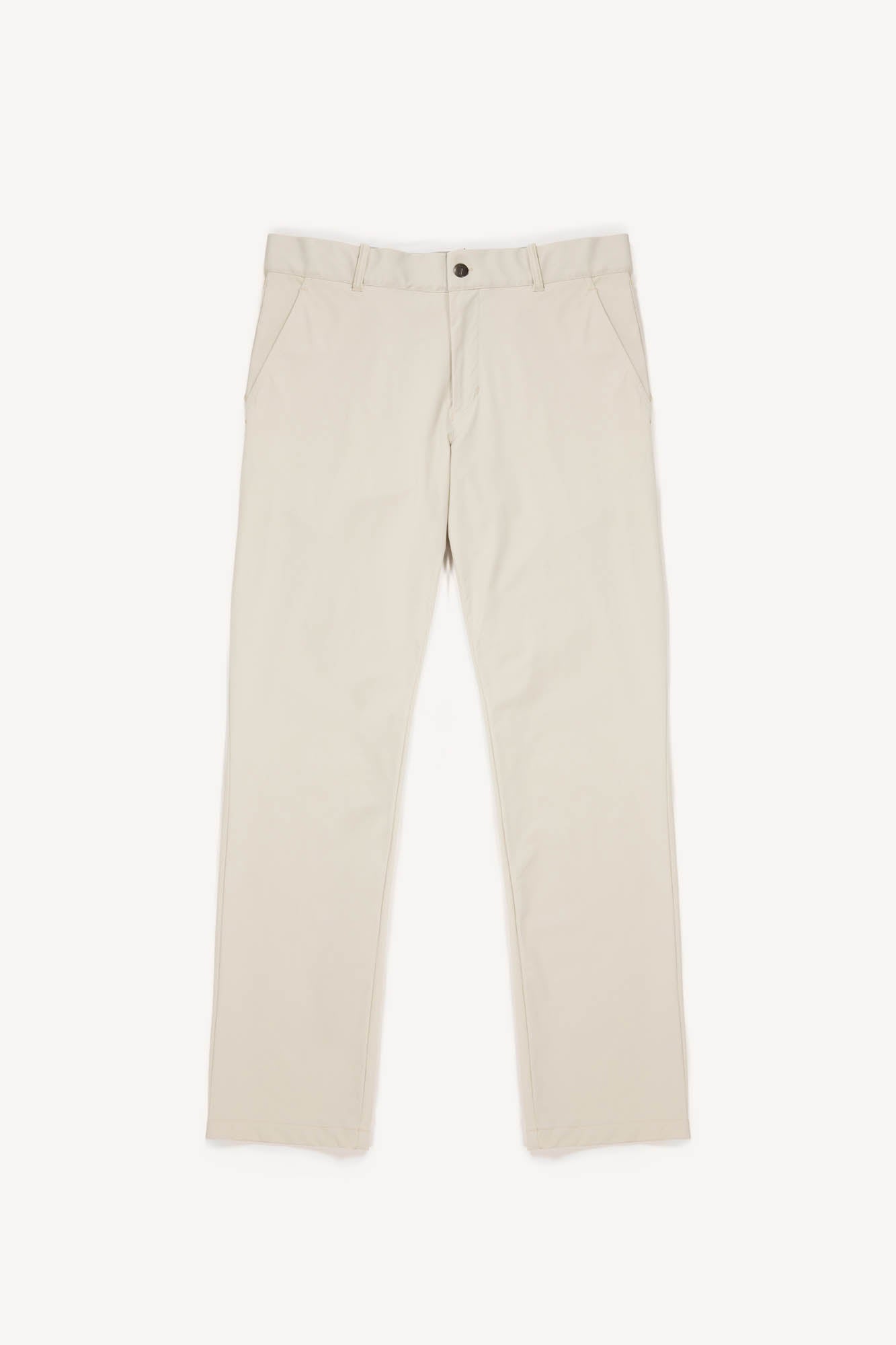 Beige pants on a white background
