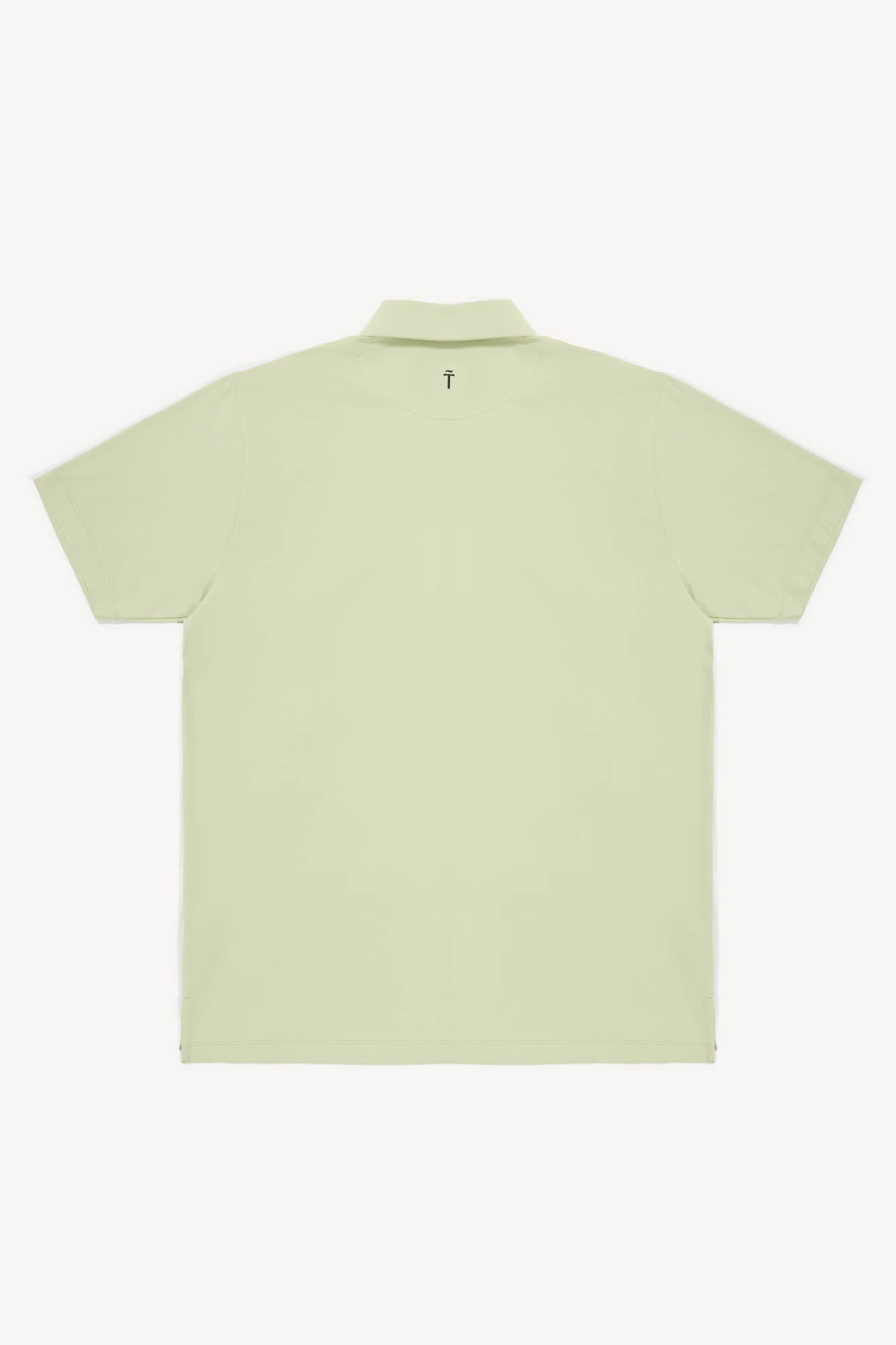 Light green polo shirt on a white background